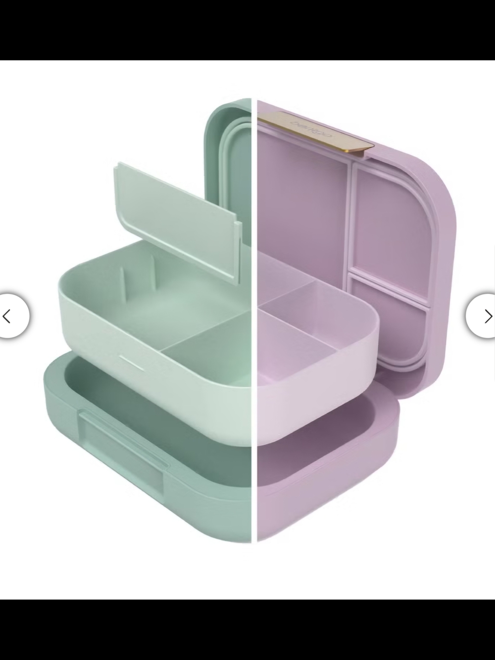 Bentgo Compartment Lunchbox- Multiple Available Green And Purple - Picture 4 of 8